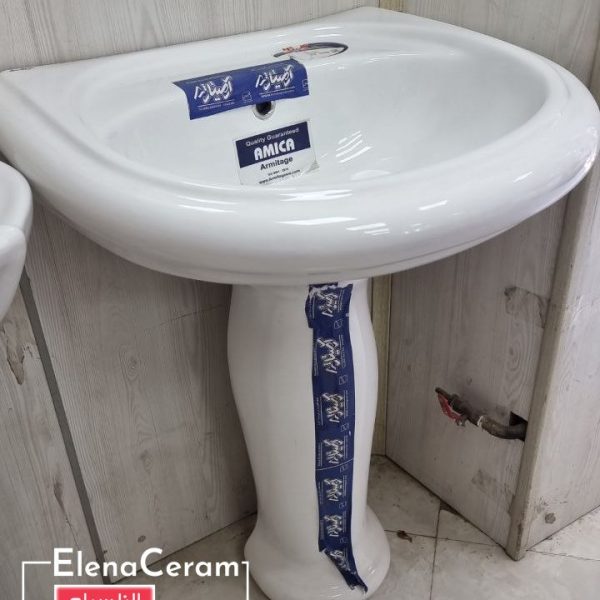 روشویی با پایه آمیکا سایز 60